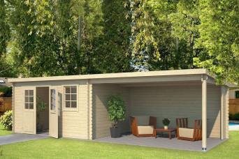  Outdoor Life Products | Tuinhuis met Overkapping Aida 760 x 275 210404-31